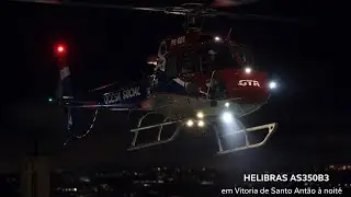 Passagem do HELIBRAS AS350B3 do grupamento T&aacute;tico a&eacute;rio  passando em vit&oacute;ria de santo Ant&atilde;o.#gta #