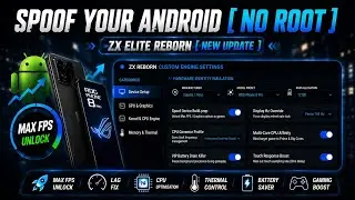 🔥 SPOOF YOUR ANDROID + BOOST FPS 😱 Stable 60-120FPS | Max Performance | No Root (2026)
