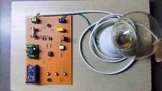 AC Dimmer with Arduino | Ac bulb intensity control | university Project