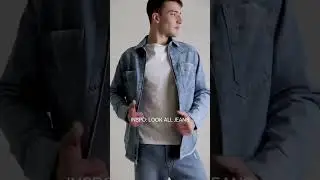 Inspo de look all jeans masculino 👖 | Estilo Sawary Jeans