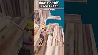 how to peek correctly in fortnite! #fortnite #fortnitehistory
