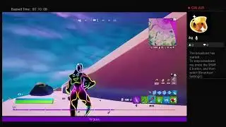 Gameplay of the flow skin and vibe star backbling