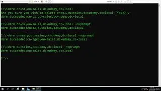 46  Working With The Command Line DSRM