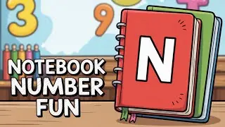 Letter N - Notebook & Number | ABC Learning for Kids with Kiwooza Friends | ABC song