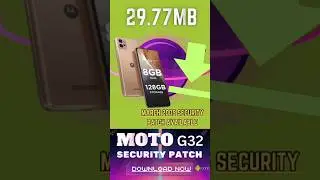 📥 Moto G32 Software Update Available #securitypatch #osupgrade #software #march2025 #motog32 #tech