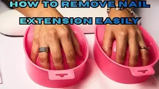 💅How to Remove Nail Extensions Safely at Home | Step-by-Step Guide || Beautyflyy Nidhi Makeover