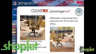 Floortex Cleartex Advantage Mat PVC Chairmats for Low Pile Carpet