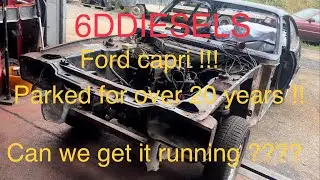 Найден Ford Capri 80-х годов, разобранный и простоявший более 20 лет! Заведётся ли он?