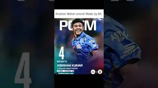 The match winner
