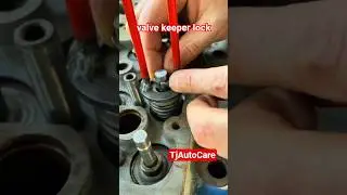#mechanic #tips valve keeper lock installation #tutorial #video #shorts