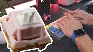 Kinetic Labs Salmon Tactile Switches Typing Test (NK65)