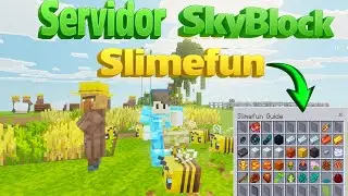 SERVIDOR SKYBLOCK SLIMEFUN MINECRAFT 1.21.10 ( JAVA E BEDROCK )