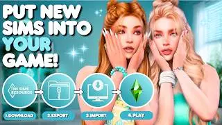The EASIEST Way to Import Sims into The Sims 4 | The Sims Resource Tutorial💕