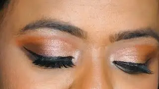 Bronze Eye Makeup Look | Beginner Friendly Party Look | Brown Skin Makeup
