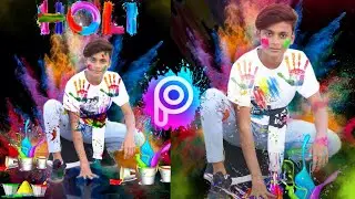 Holi Festival Background || Happy Holi Editing background Tutorial || Holi 2022 HD