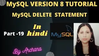 MYSQL DELETE STATEMENT |  MYSQL DELETE QUERY