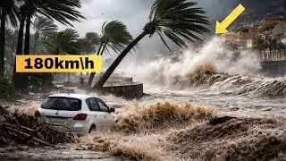 Chaos in Spain | The fury of the Kristina storm in the Ibirian Peninsula