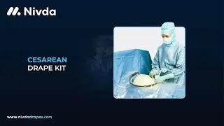 Nivda Cesarean Drape Kit | C-Section Drape Kit | Disposable Cesarean Drapes Kit