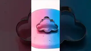 Satisfying Cloud Jelly Cutting ☁️🔪 (기분 좋은 구름 젤리 자르기)