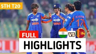 India Women vs Sri Lanka Women 5th T20 2025 Highlights | INDW vs SLW 5th T20 Highlights 2025