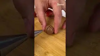 Chocolate jingle bells 🎄🍬 #chocolate #holiday #creative