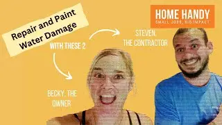 How to Repair and Paint Water Damage, Peeling Paint, and Water Stains on Ceilings and Walls