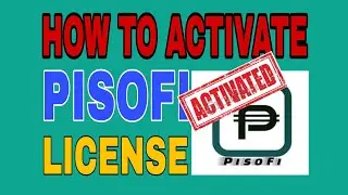 How to activate Pisofi license after reflash image