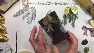 Gift Bag using Pretty Pines Thinlit Dies