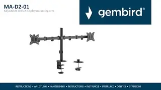 Gembird MA-D2-01 installation instructions