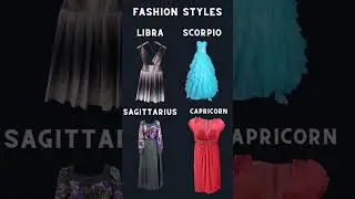 Zodiac Signs' Fashion Styles | How Each Sign Dresses #shorts