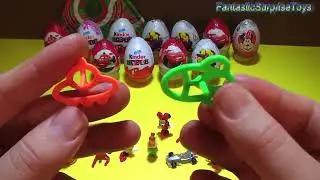 24 Surprise Eggs Disney Princess Spiderman Marvel Cars 2 Pixar Mickey Mouse Minnie Mouse