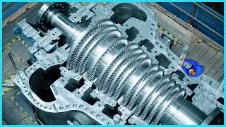 How a Gas Turbine Works - Incredible 10 Million Dollar Energy Turbines Manufacturing Process