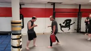 First day off the bag... leg kicks!!