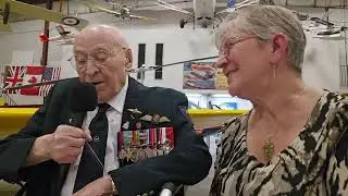 103-year-old WWII bomber pilot talks about his crash burns and Guinea Pig Club memories