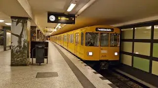 U-Bahn Berlin | Mitfahrt in der U8 von Hermannstraße bis Bernauer Straße im F76E 2575