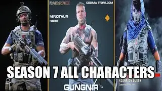Season 7 all characters skins Cod mobile| CONFIRMED Battlepass character skin | lucky draws codm S7