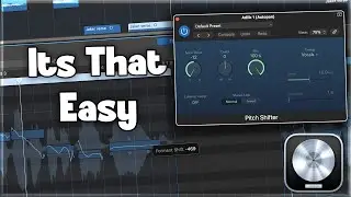 How to Pitch Shift your vocals in Logic Pro!