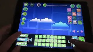 How to Make a Cloud Themed Background in Geometry Dash