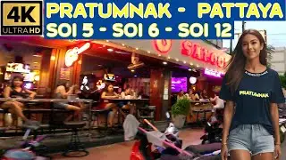 Pratumnak Night Drive on Soi 5   Soi 6   Thappraya 12   Thapparaya Road   2024 Pattaya Thailand