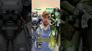 Fallout vs Warhammer 40k Power Armor #gaming #fallout4 #nerd #technology