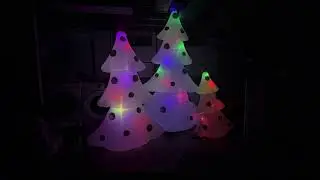 #gemmy 8ft #noma inflatable light show (joly old saint nick) #canadiantire 