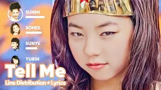 Wonder Girls - Tell Me (Line Distribution + Lyrics Karaoke) PATREON REQUESTED