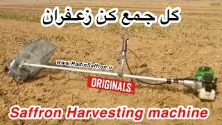 Mechanized saffron flower harvesting machine