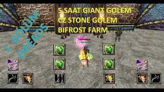 BİR BP'NİN SER&Uuml;VENİ OREADS B&Ouml;L&Uuml;M 1| 5 SAAT GG | CZ SG | BIFROST FARM| #FARM #KNIGHT ONLINE