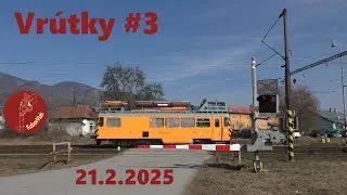 Železničné priecestie Vrútky #3 [21.2.2025]