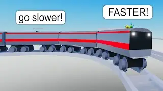 I Drive Long Trains on Roblox BUT It's Keeps Derailing