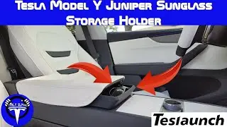 2026 Tesla Model Y Juniper Sunglass holder review! #tesla