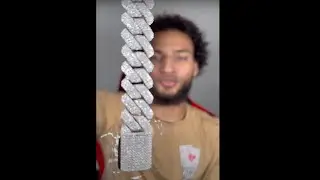 Unboxing 19MM Prong Set Cuban Link in Silver & Moissanite: A Must-Have Jewelry Piece! #moissanite