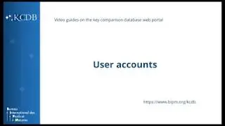 KCDB 2.0: User accounts