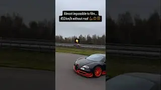 🤯453 km/h Bugatti Mistral🚀🔥
